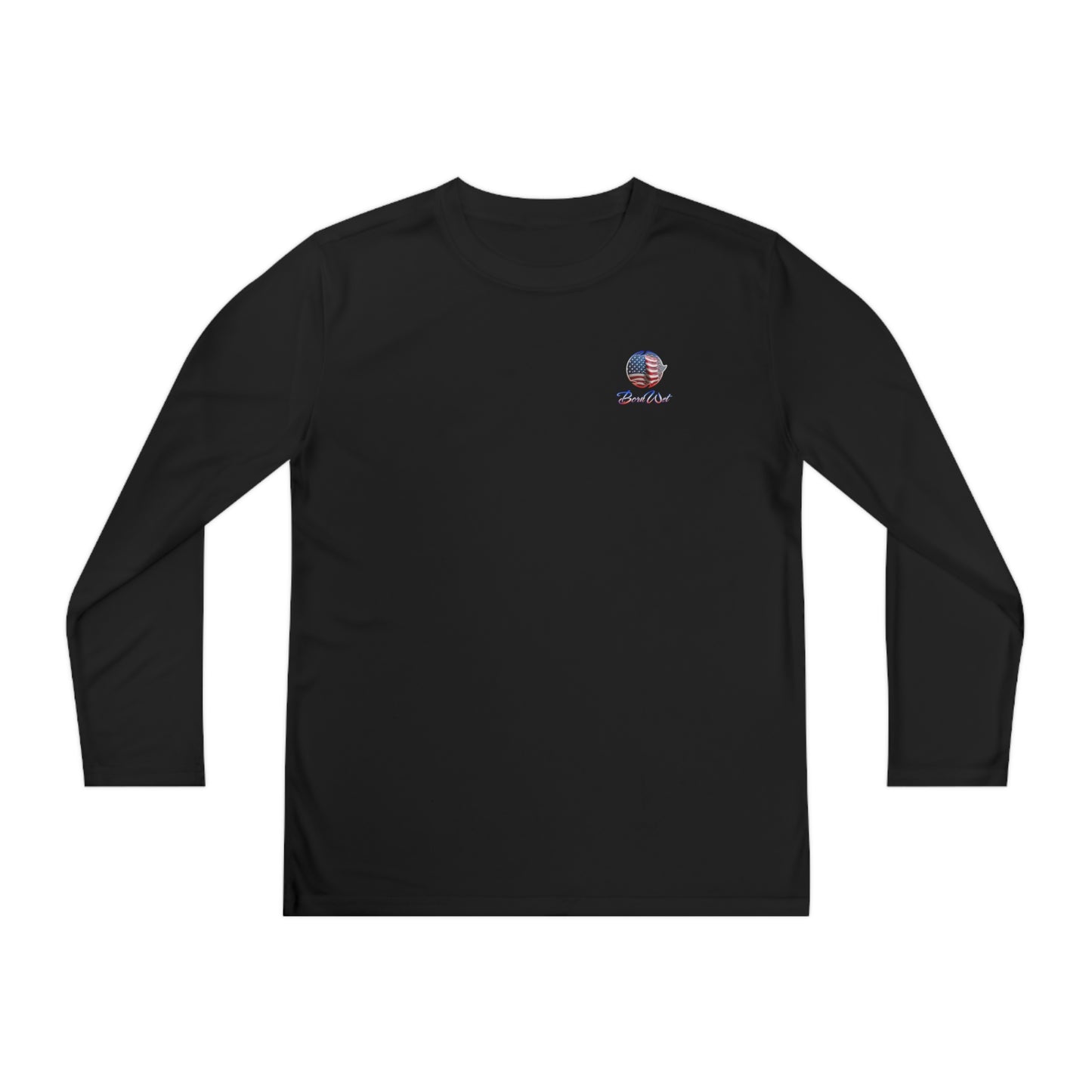 Red Wet & Blue - Born Wet - Youth Long Sleeve Competitor Tee