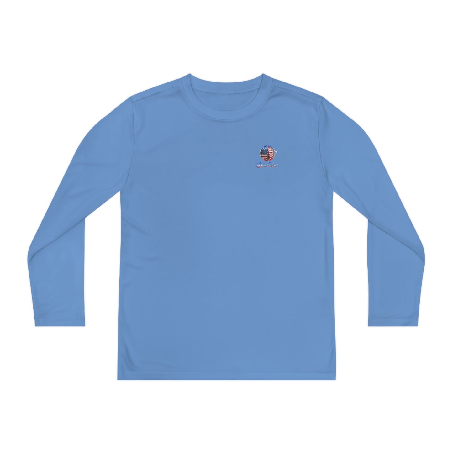 Red Wet & Blue - Born Wet - Youth Long Sleeve Competitor Tee