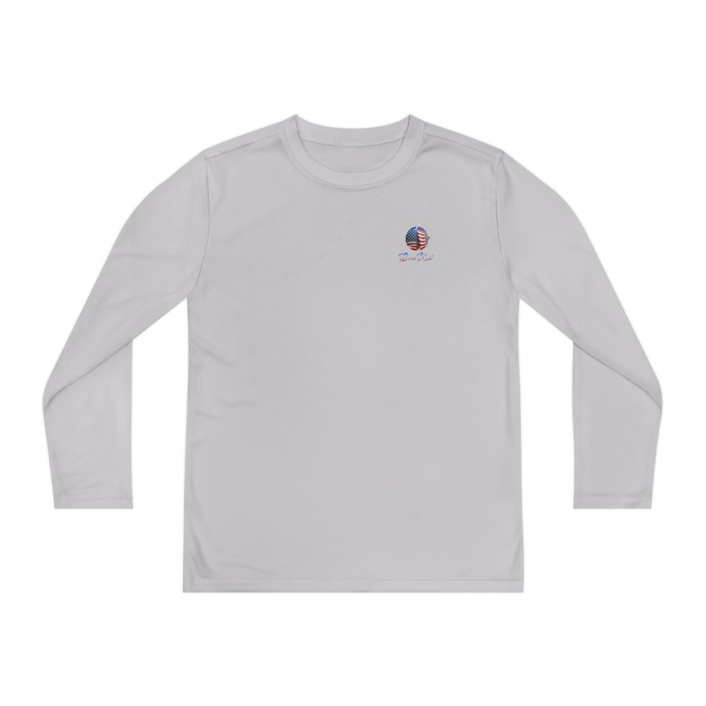 Red Wet & Blue - Born Wet - Youth Long Sleeve Competitor Tee